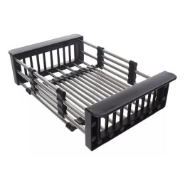 Cuba Gourmet Dupla Quadrada 78x43cm em aço inox Black - Construinox